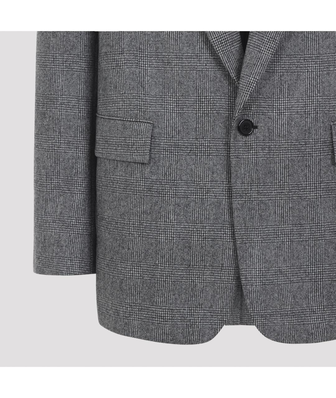 SAINT LAURENT Мульти шерстяной пиджак, фото 5