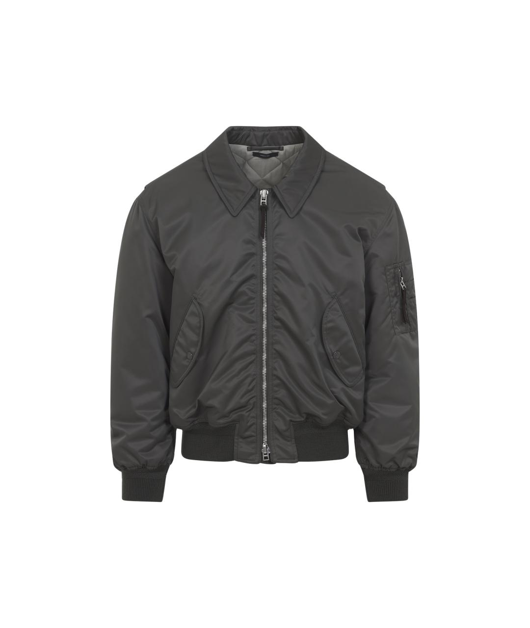 TOM FORD Зеленая полиамидовая куртка, фото 1