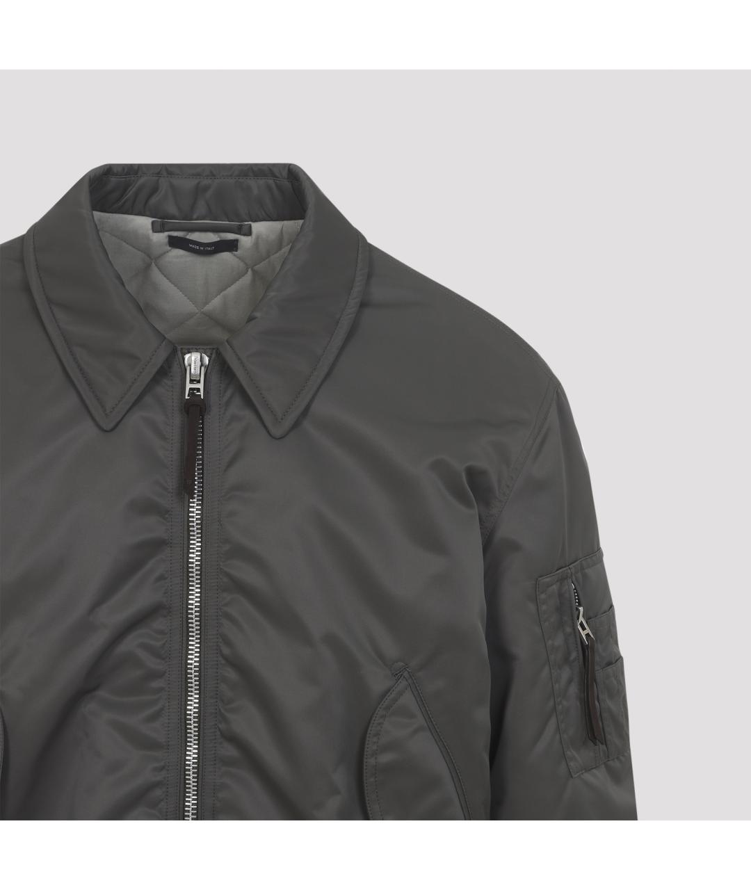 TOM FORD Зеленая полиамидовая куртка, фото 6