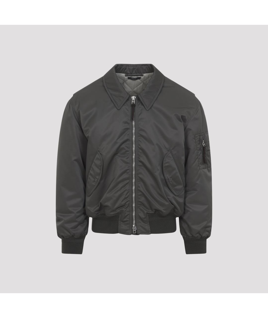 TOM FORD Зеленая полиамидовая куртка, фото 3