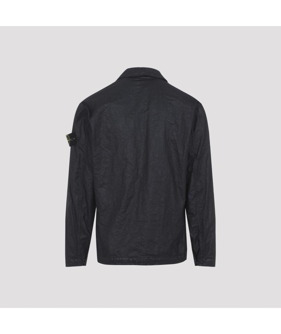 STONE ISLAND Черная полиамидовая куртка, фото 4