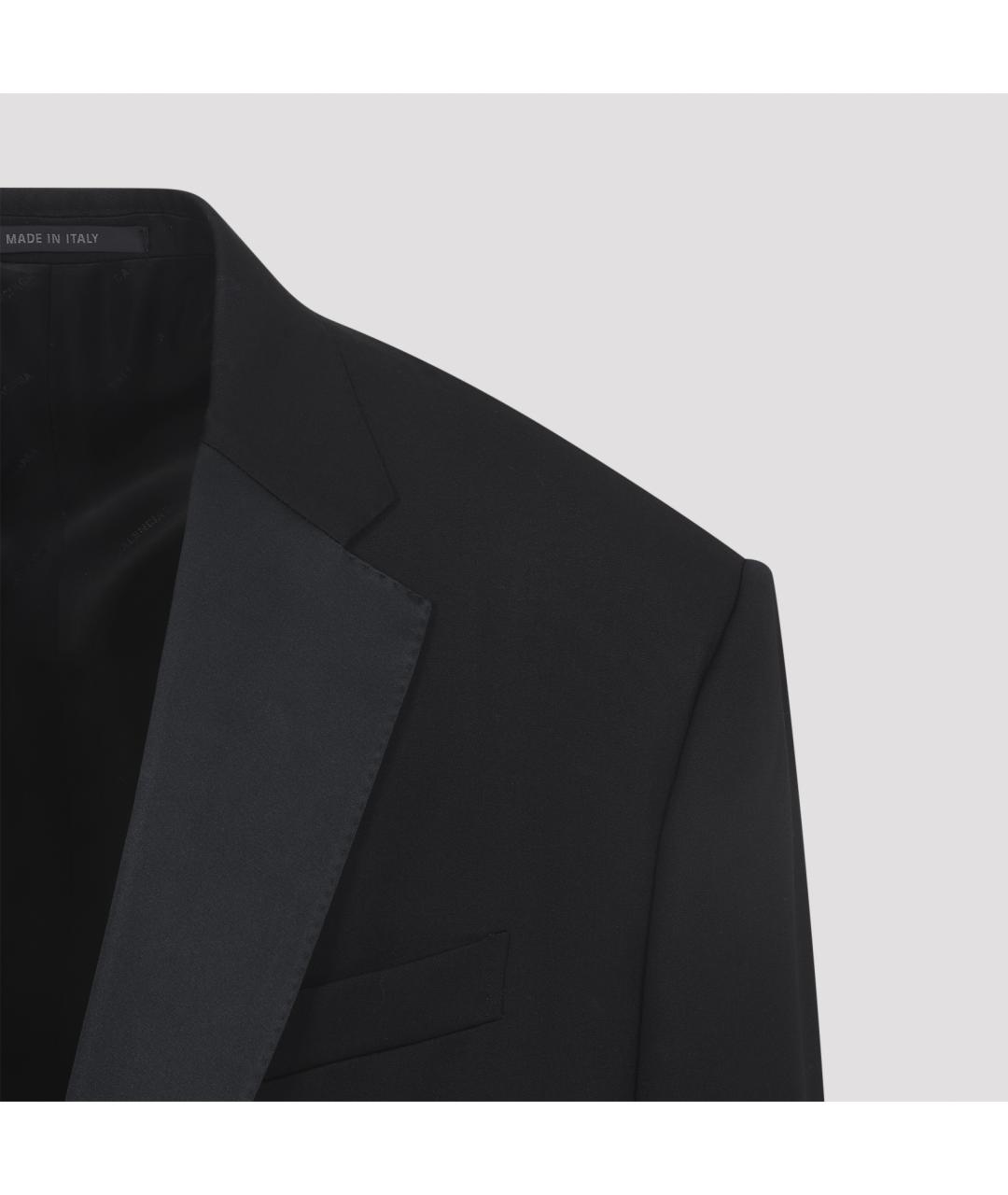 BALENCIAGA Черный шерстяной пиджак, фото 6