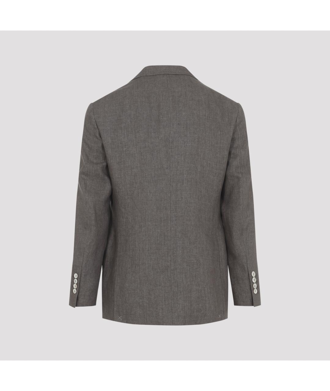 BRUNELLO CUCINELLI Мульти льняной пиджак, фото 4