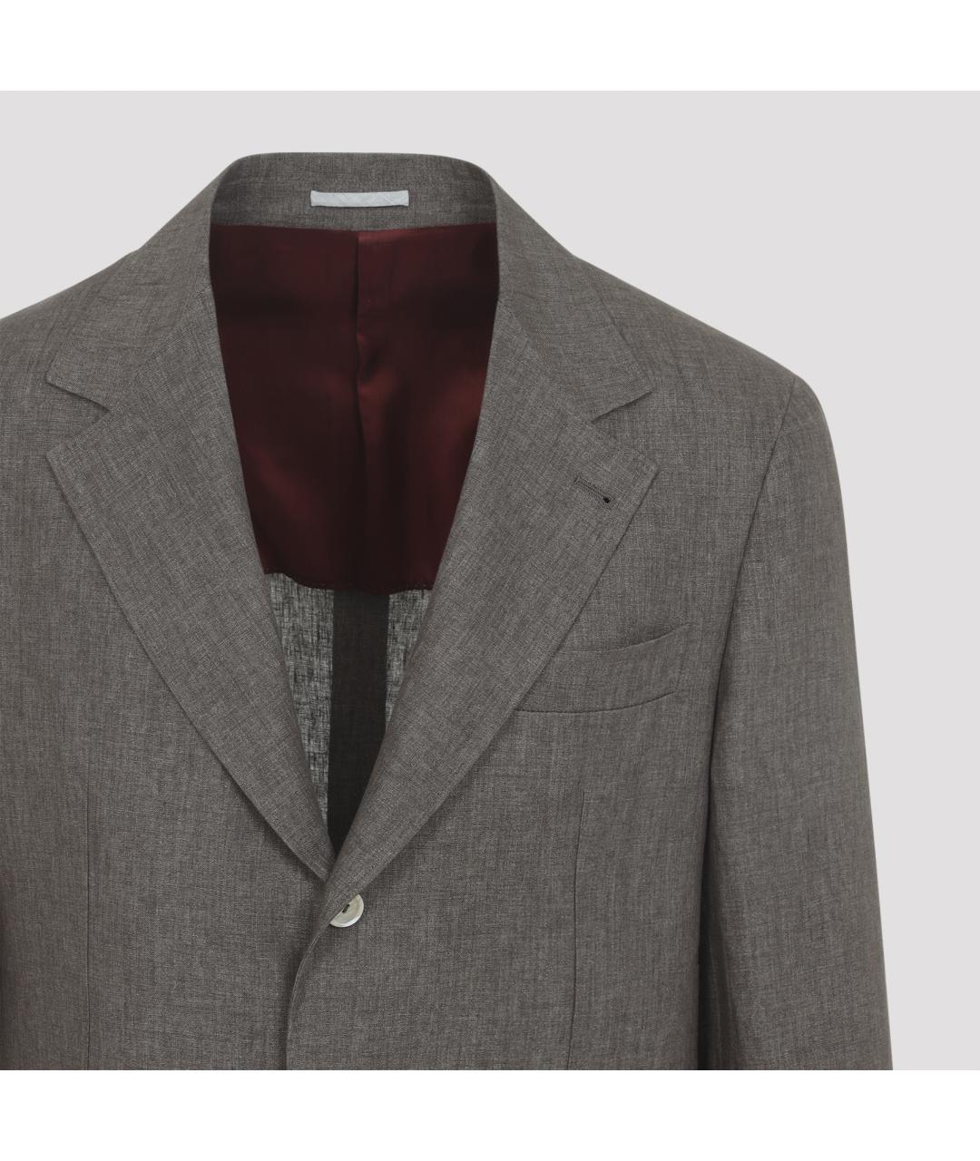 BRUNELLO CUCINELLI Мульти льняной пиджак, фото 6