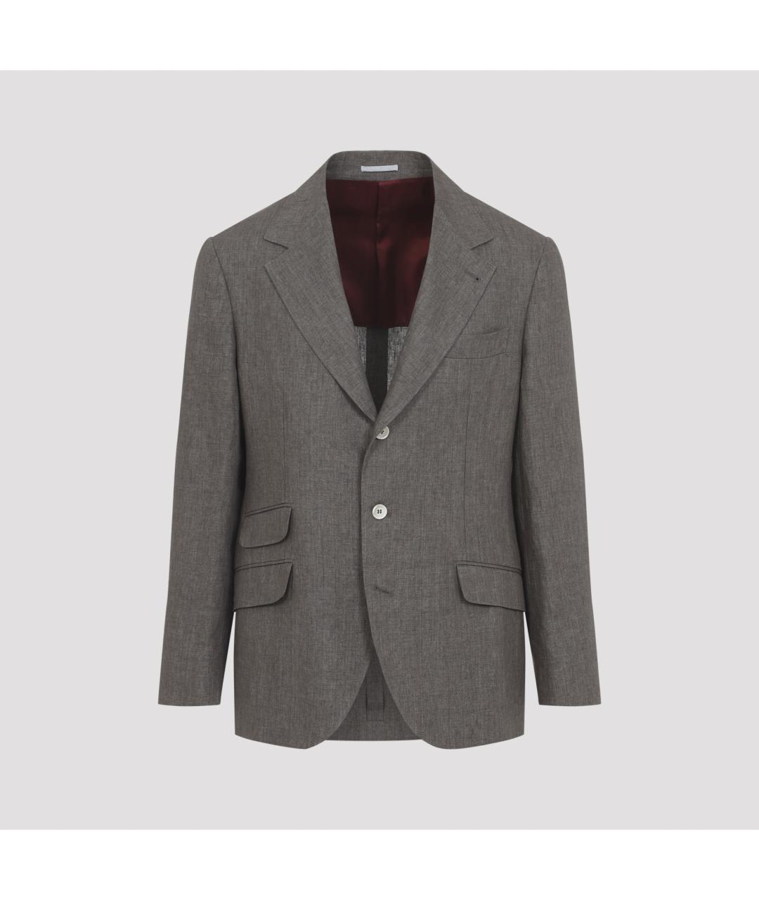 BRUNELLO CUCINELLI Мульти льняной пиджак, фото 2