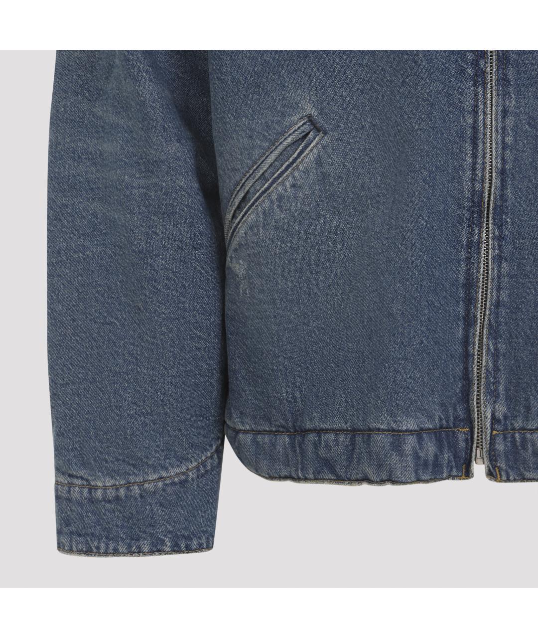 CARHARTT WIP Синяя хлопковая куртка, фото 5