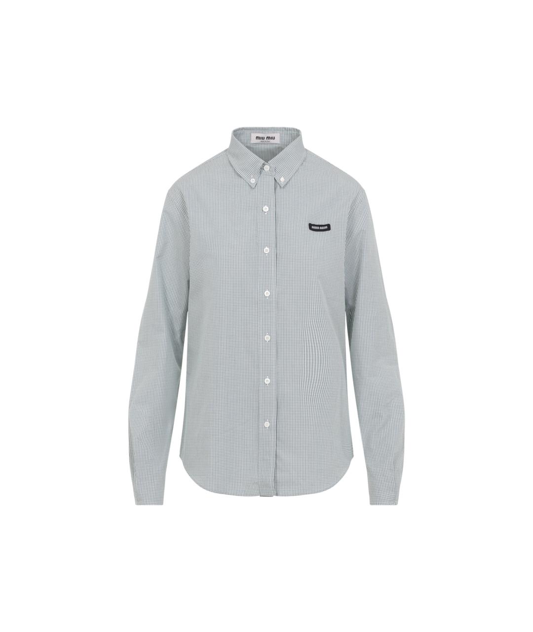 MIU MIU Мульти хлопковая рубашка, фото 1
