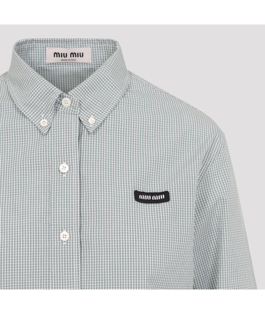 MIU MIU Мульти хлопковая рубашка, фото 5