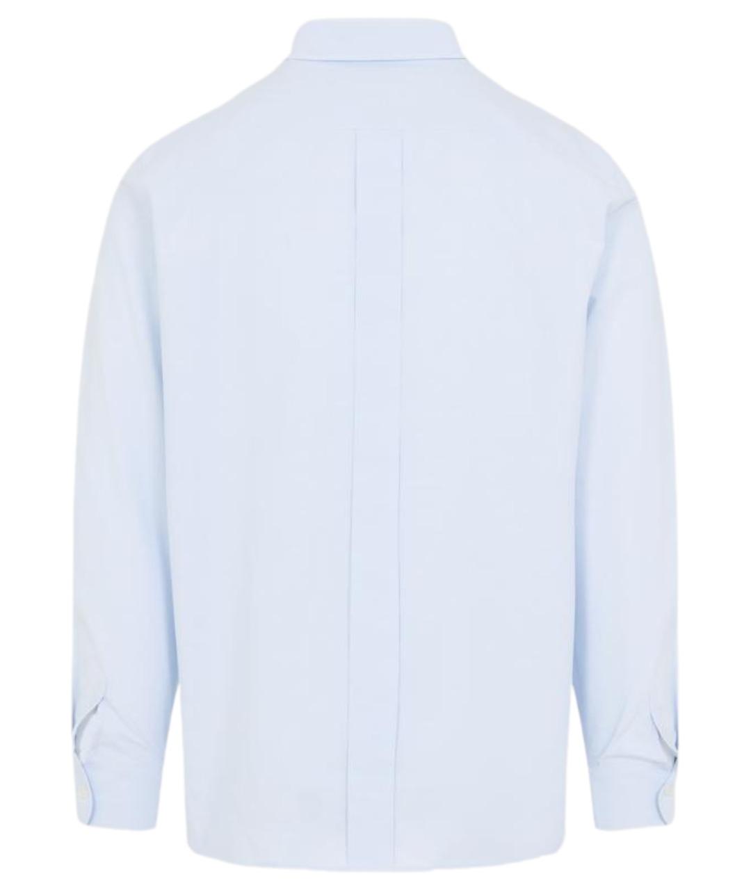 SAINT LAURENT Голубая хлопковая классическая рубашка, фото 2