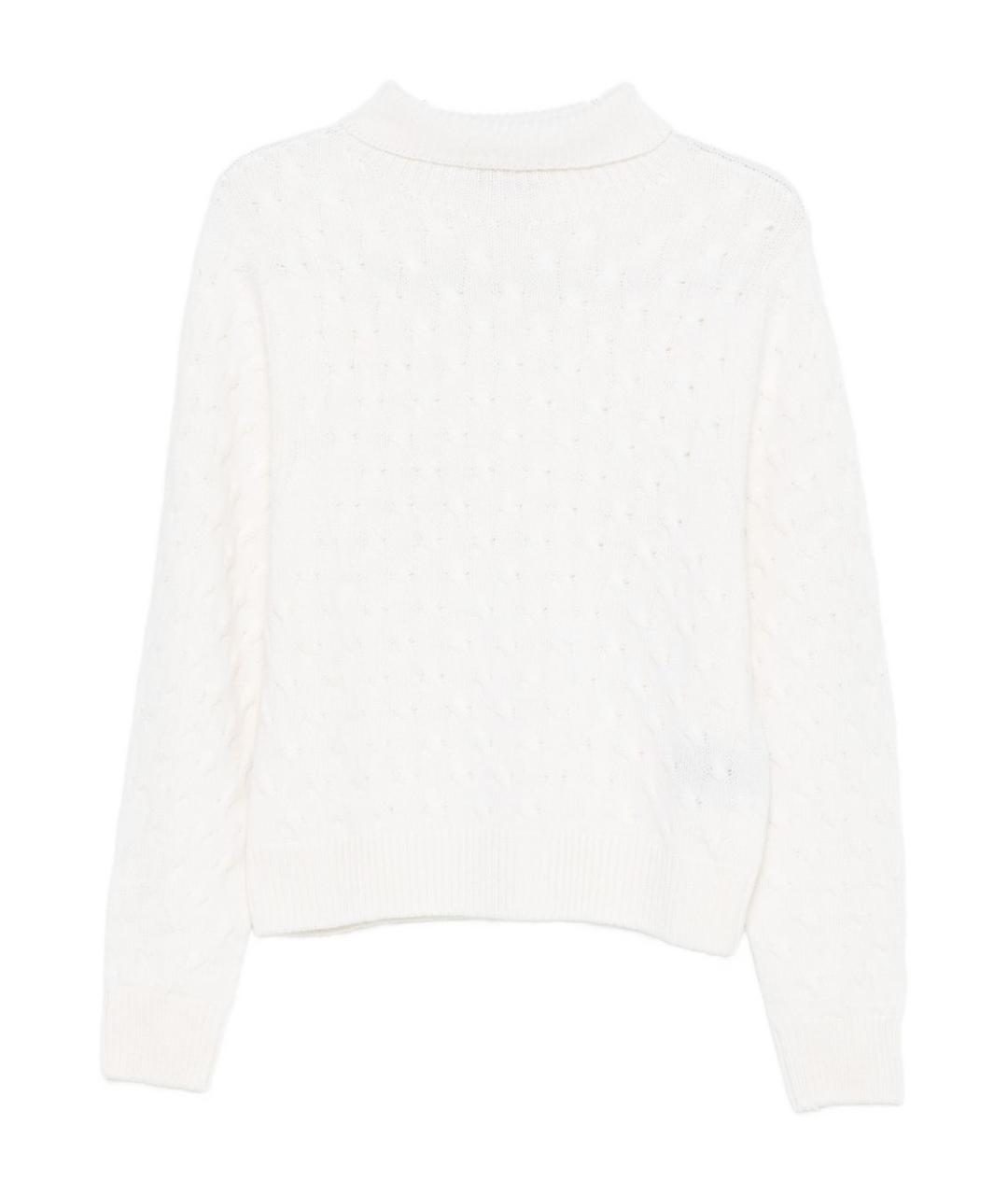 Tabaroni Cashmere Белый кашемировый джемпер / свитер, фото 1