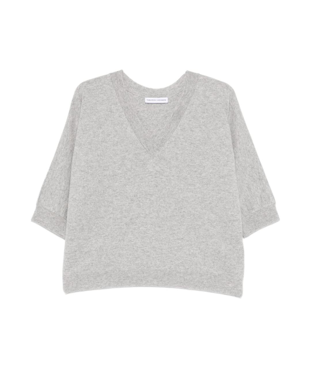 Tabaroni Cashmere Серый кашемировый джемпер / свитер, фото 1