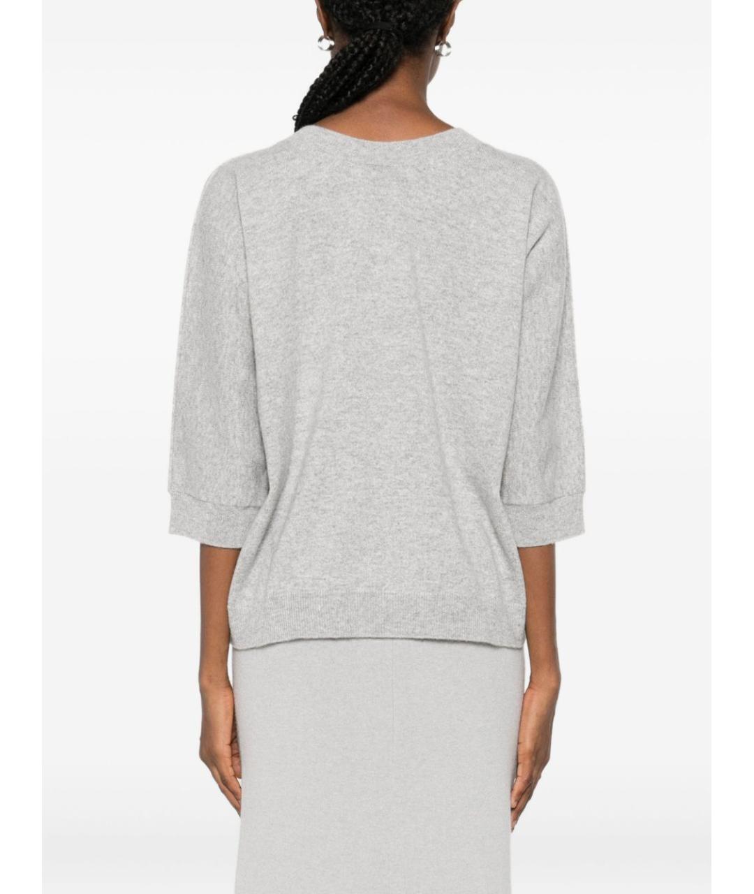 Tabaroni Cashmere Серый кашемировый джемпер / свитер, фото 3