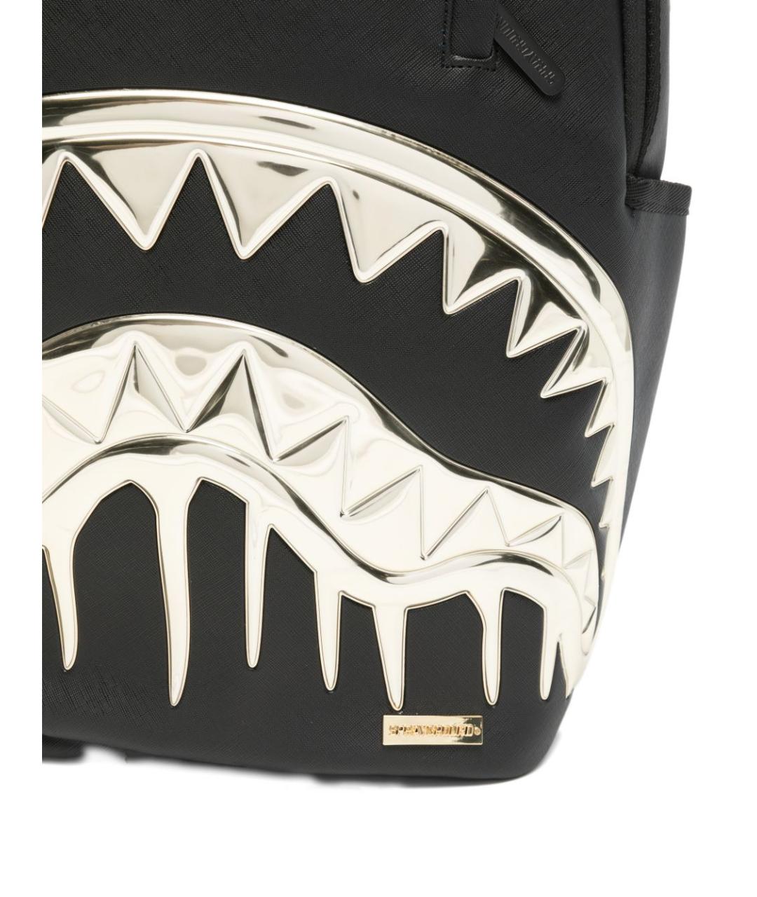 SPRAYGROUND Черный рюкзак из искусственной кожи, фото 2