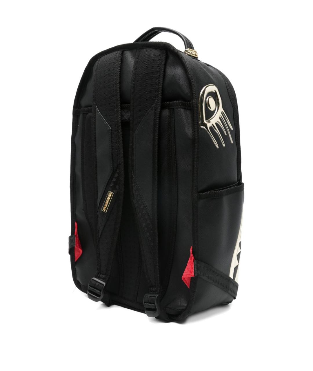 SPRAYGROUND Черный рюкзак из искусственной кожи, фото 4