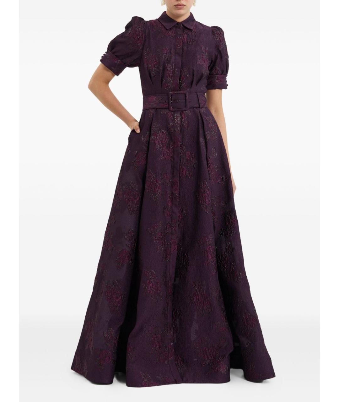 REBECCA VALLANCE Фиолетовое полиэстеровое вечернее платье, фото 2