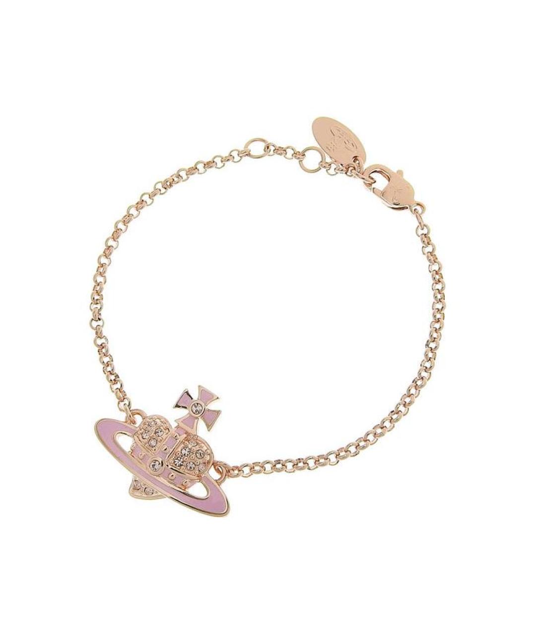 VIVIENNE WESTWOOD Золотой латунный браслет, фото 5