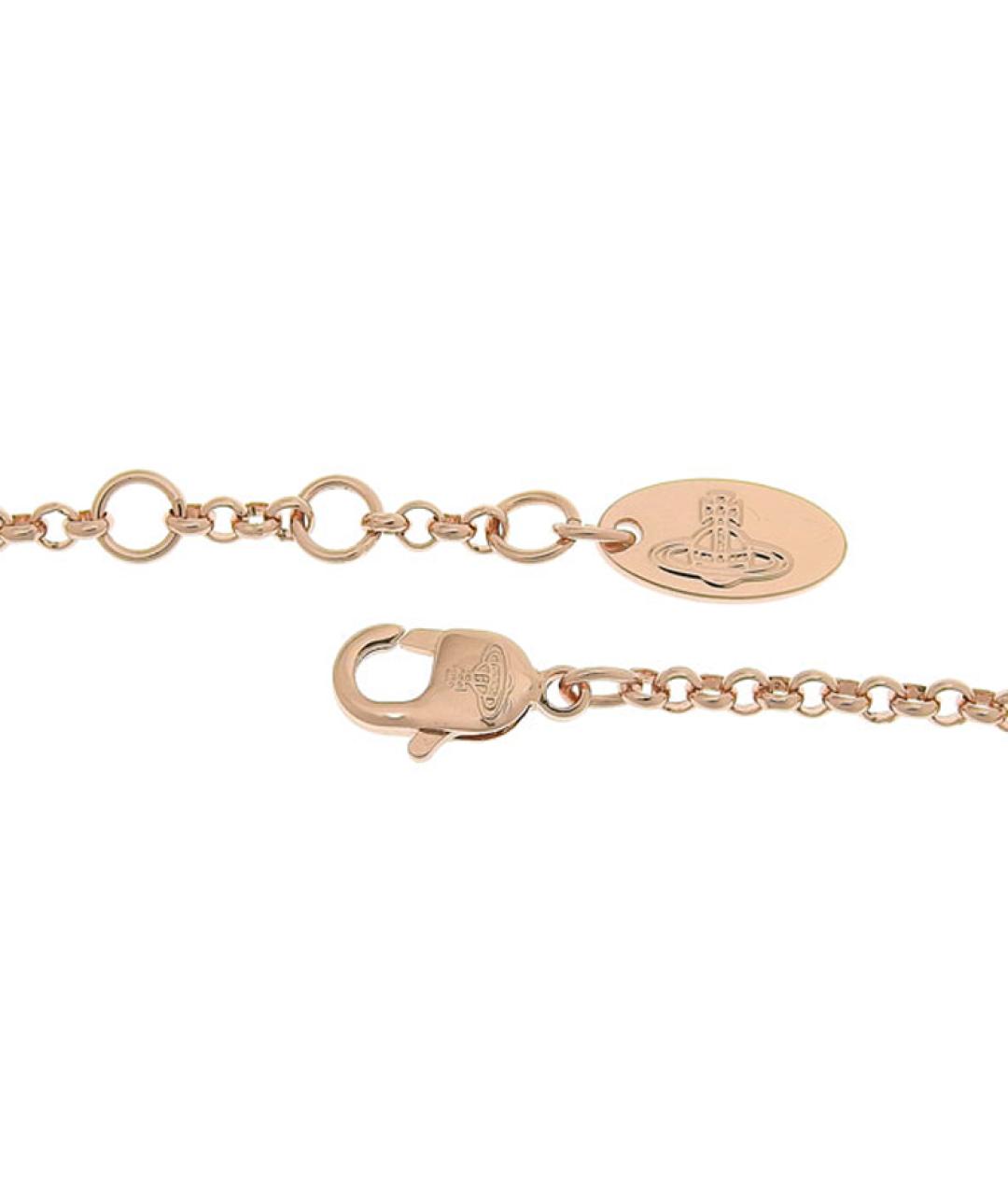 VIVIENNE WESTWOOD Золотой латунный браслет, фото 4