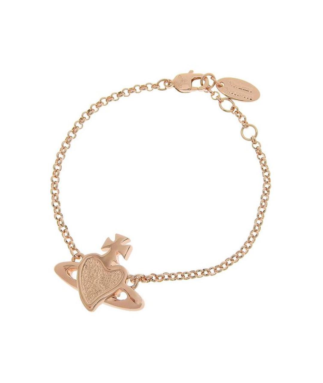 VIVIENNE WESTWOOD Золотой латунный браслет, фото 2