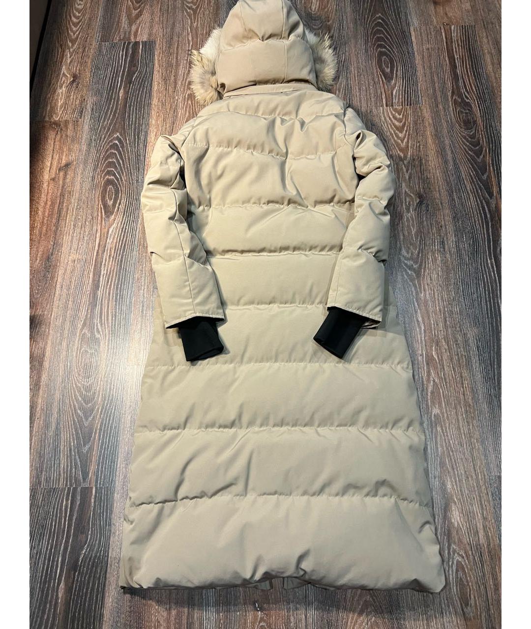 CANADA GOOSE Бежевый пуховик, фото 2