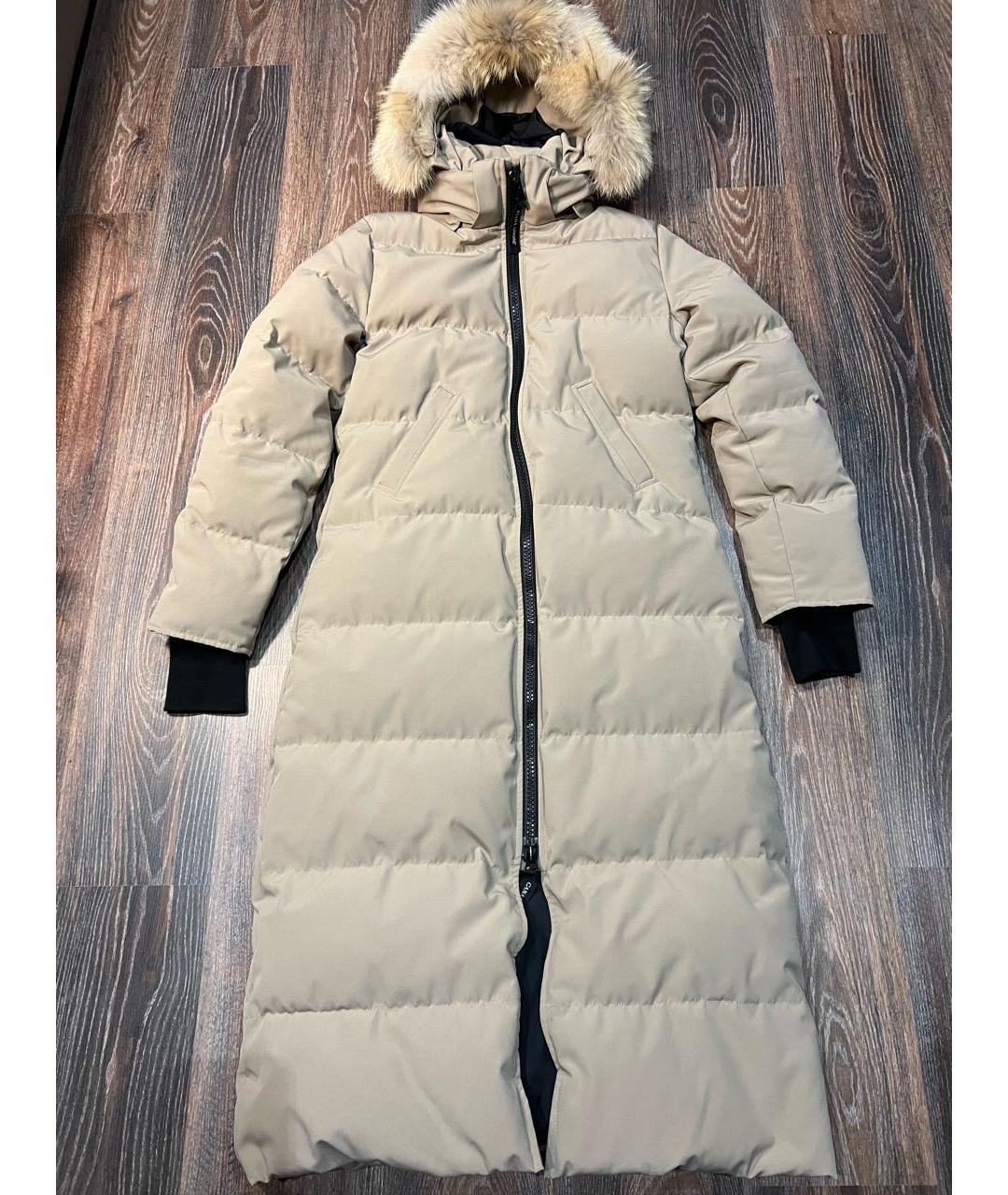 CANADA GOOSE Бежевый пуховик, фото 9