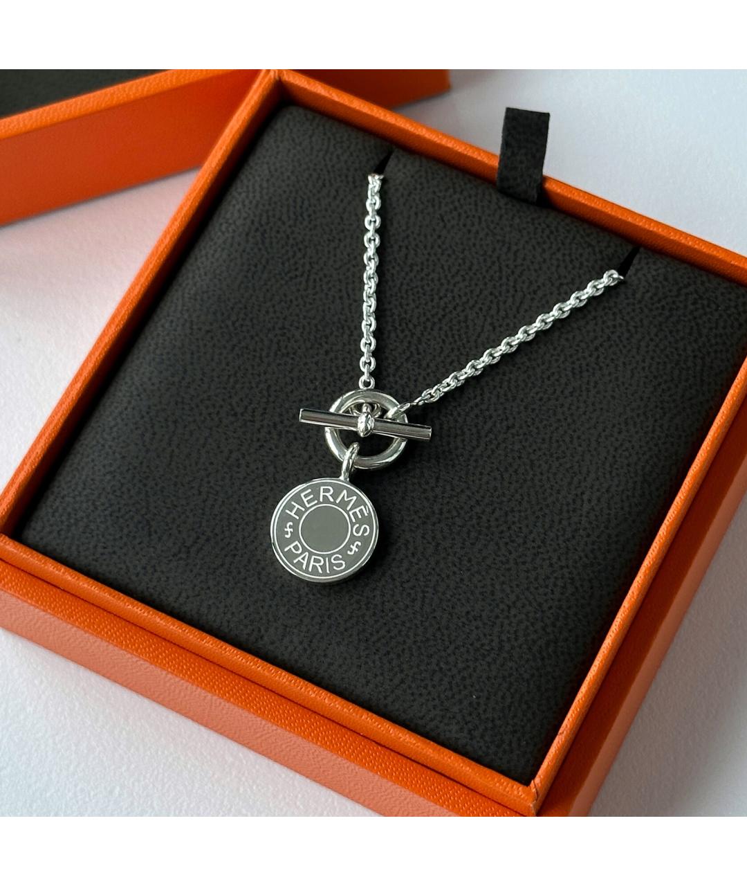 HERMES Серебряная серебряная подвеска, фото 5