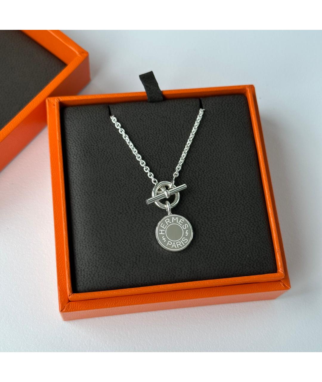 HERMES Серебряная серебряная подвеска, фото 4