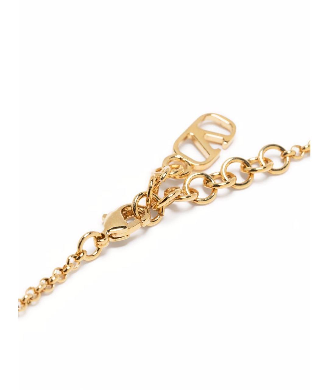 VALENTINO Золотой металлический браслет, фото 3