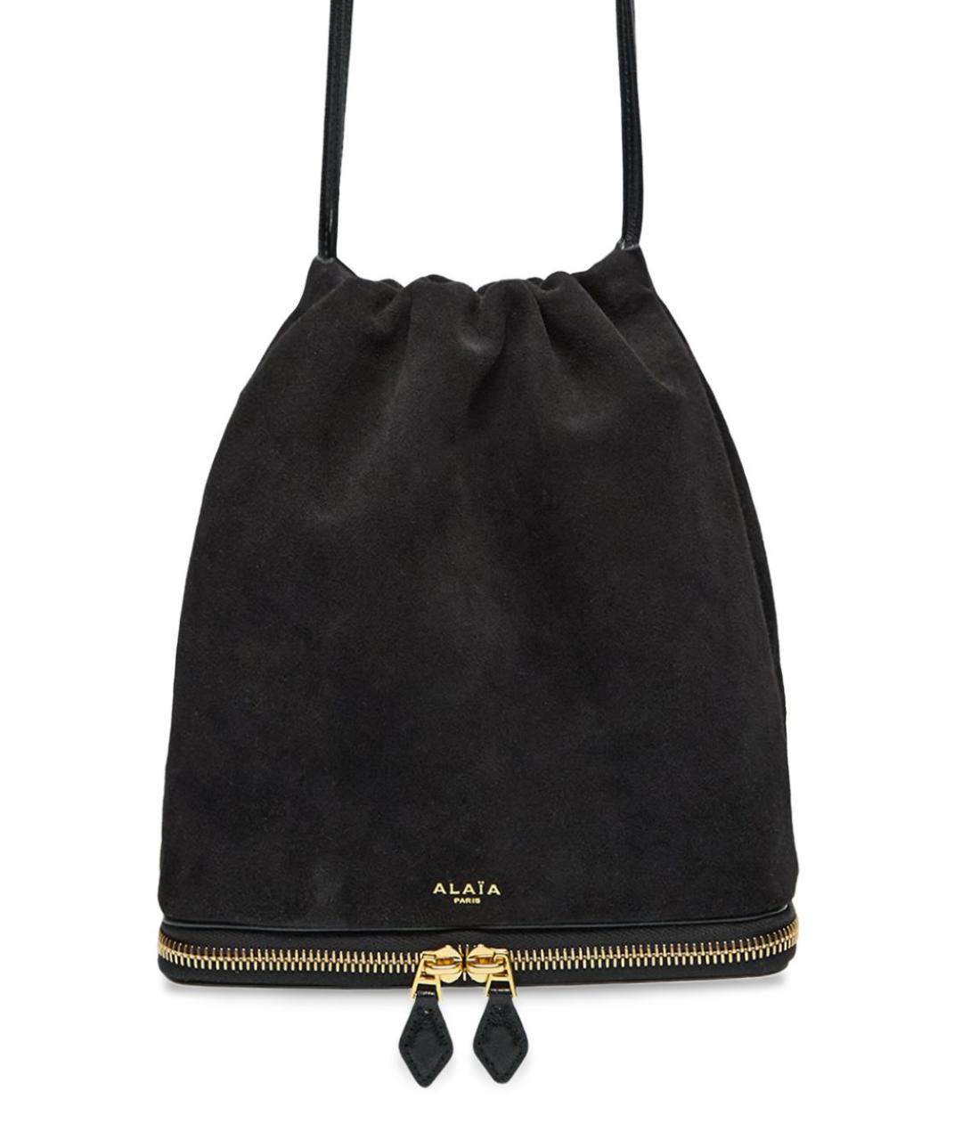 ALAIA Черная замшевая сумка через плечо, фото 2