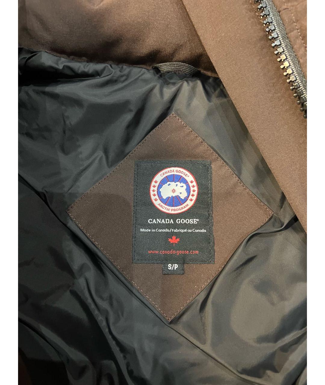 CANADA GOOSE Коричневая парка, фото 4