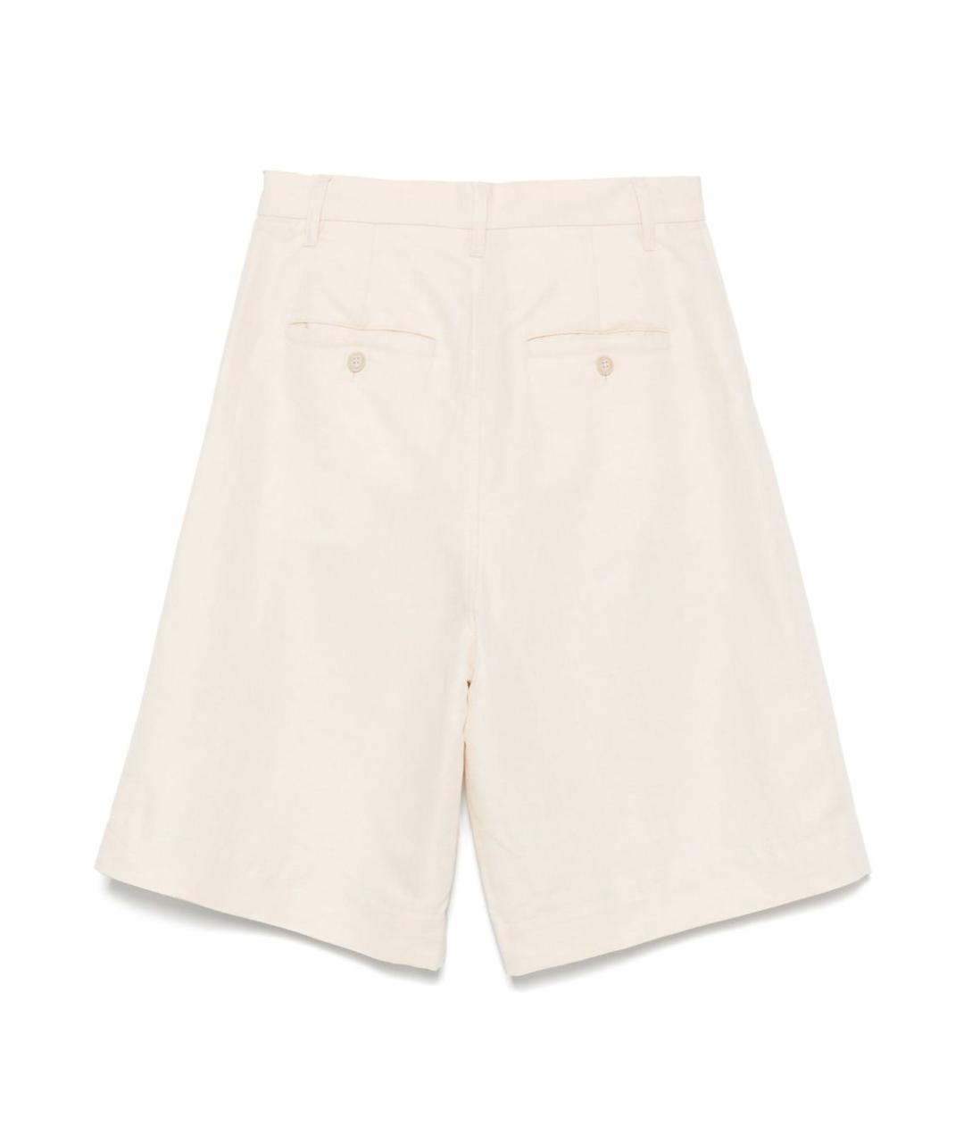 FILIPPA K Белые хлопковые шорты, фото 2