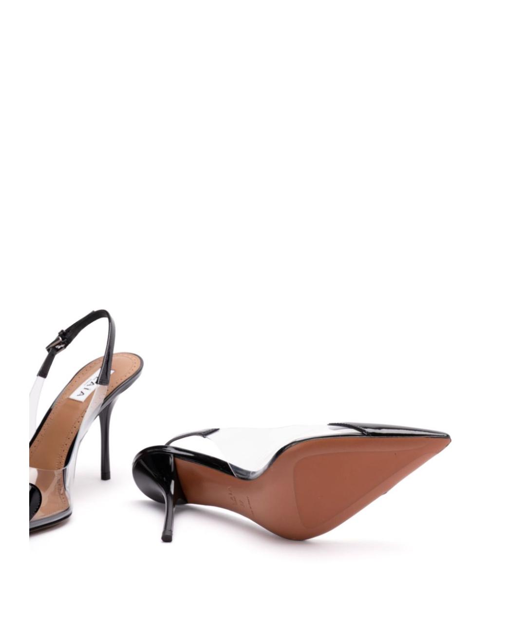 ALAIA Черные кожаные туфли, фото 4