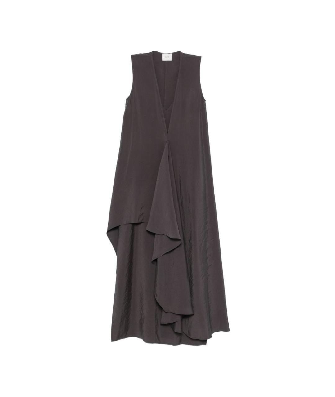 ALYSI Серое полиэстеровое платье, фото 1