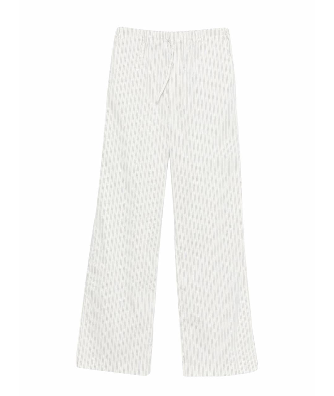 IRO Белые хлопковые прямые брюки, фото 1