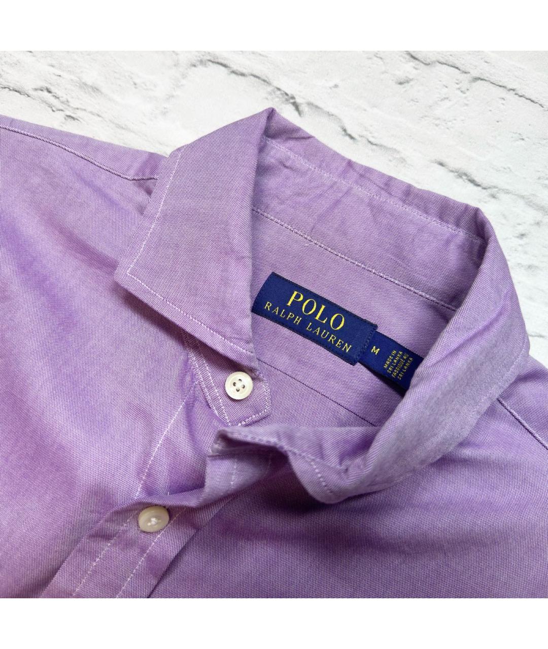 POLO RALPH LAUREN Розовая хлопковая кэжуал рубашка, фото 6