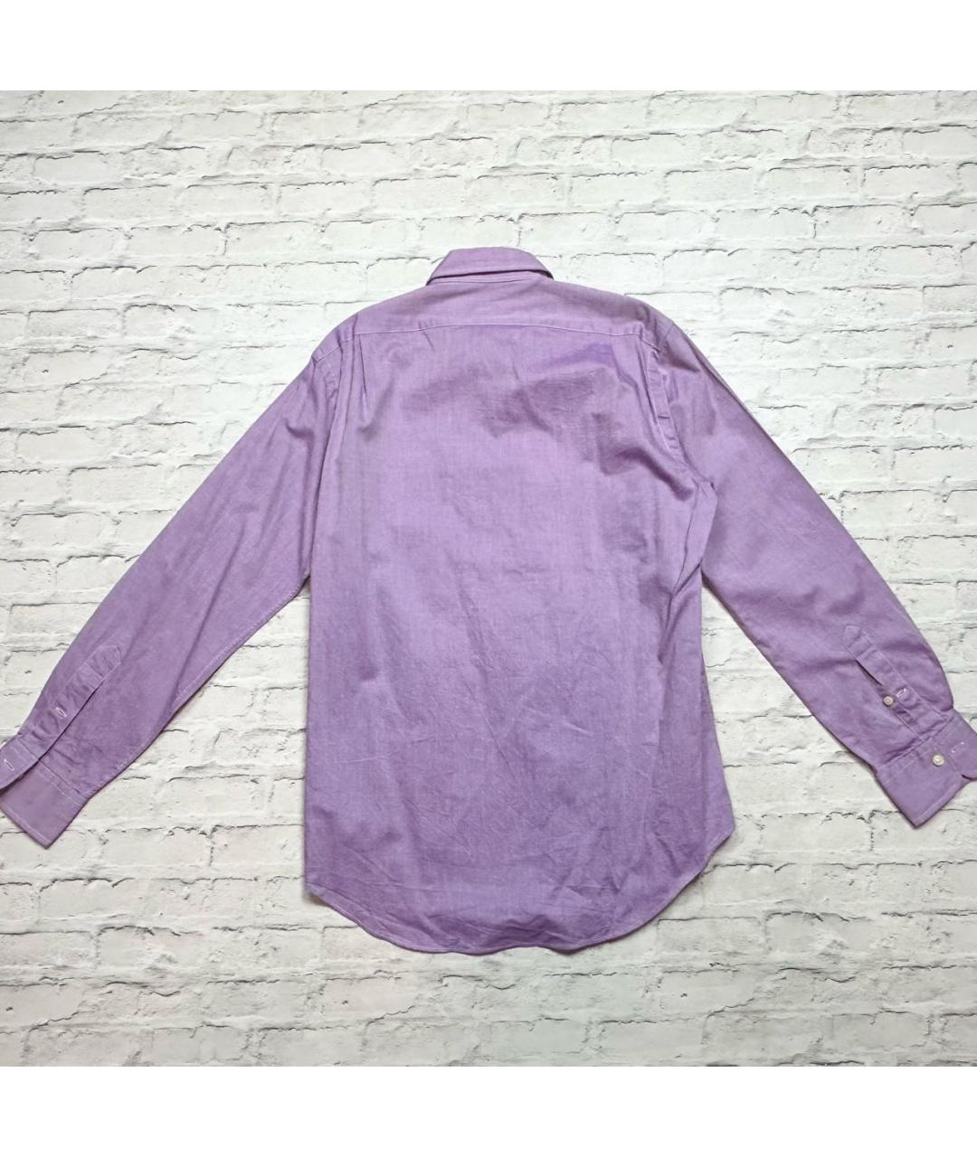 POLO RALPH LAUREN Розовая хлопковая кэжуал рубашка, фото 4