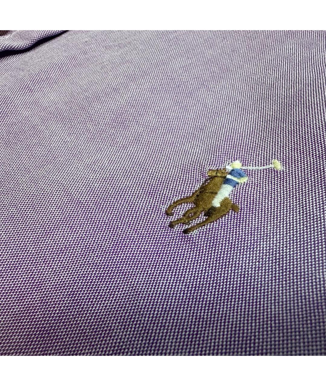 POLO RALPH LAUREN Розовая хлопковая кэжуал рубашка, фото 5