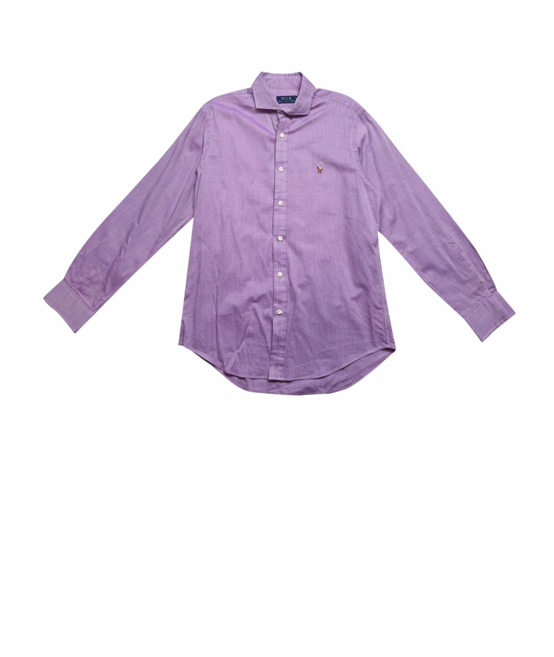 POLO RALPH LAUREN Розовая хлопковая кэжуал рубашка, фото 1