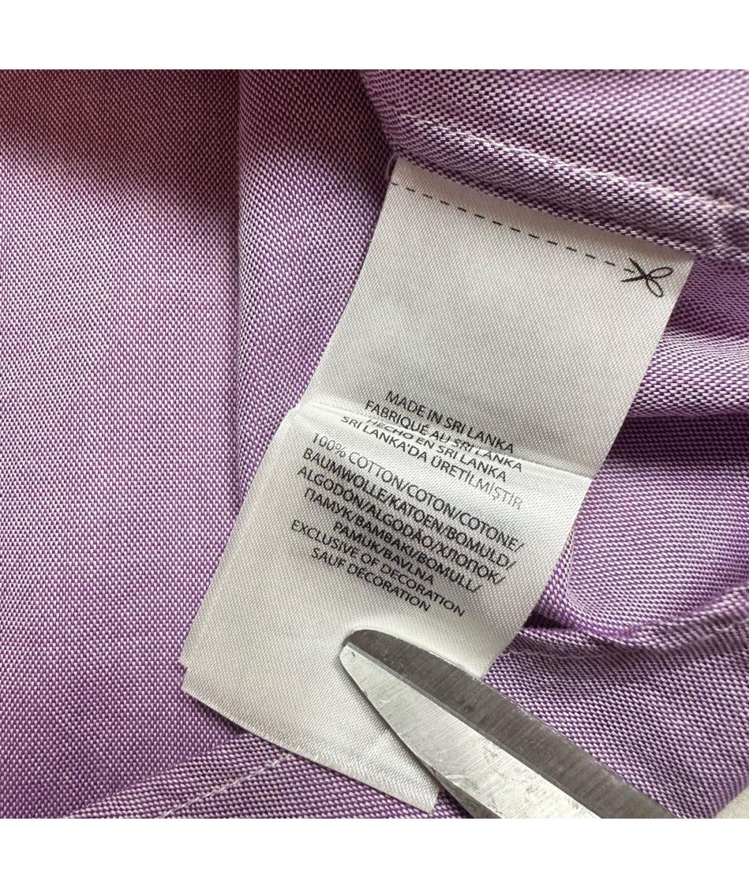 POLO RALPH LAUREN Розовая хлопковая кэжуал рубашка, фото 7