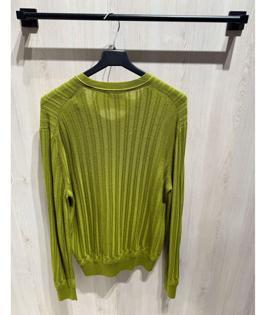 TOM FORD Зеленый кашемировый джемпер / свитер, фото 2