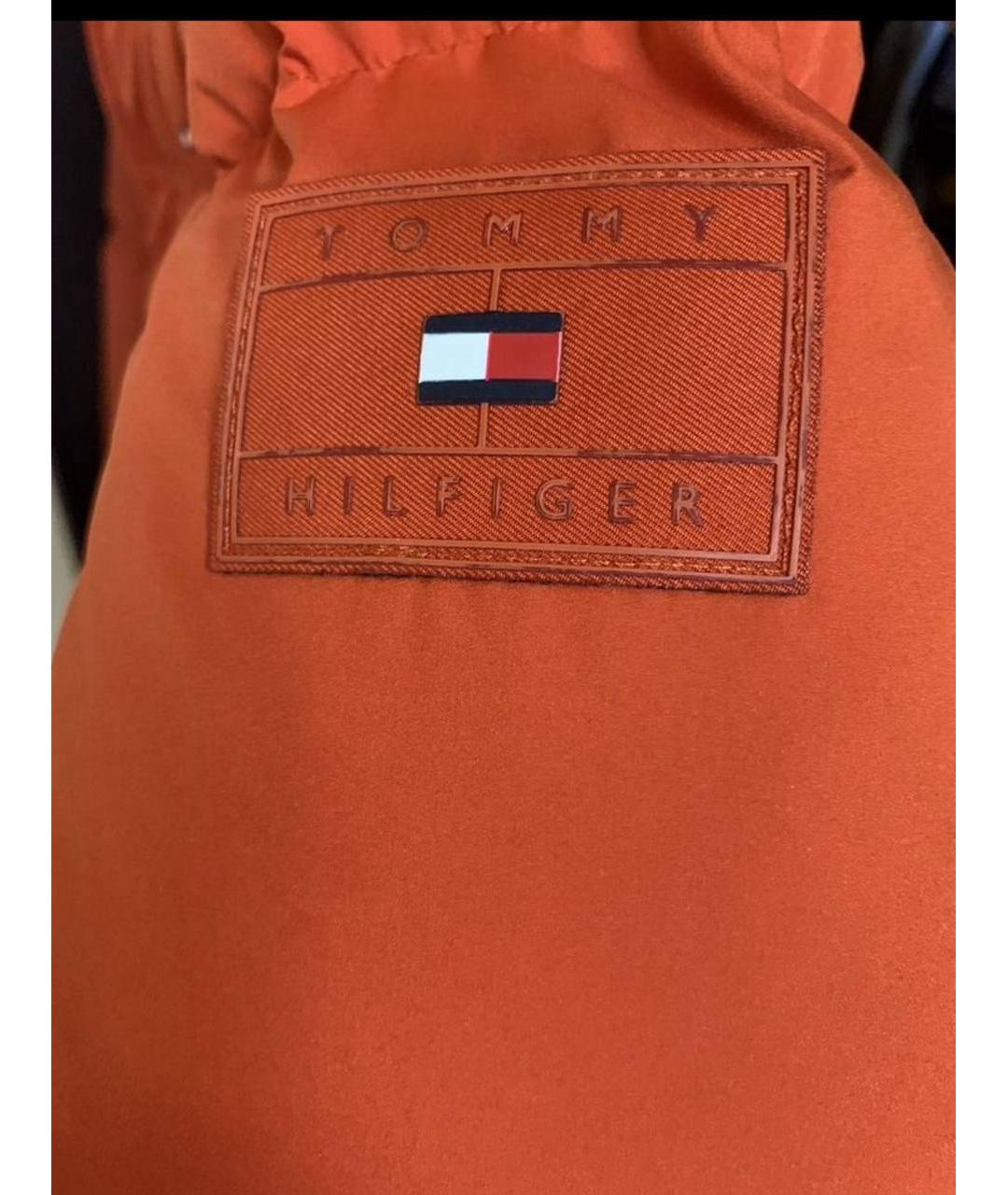 TOMMY HILFIGER Оранжевый пуховик, фото 5