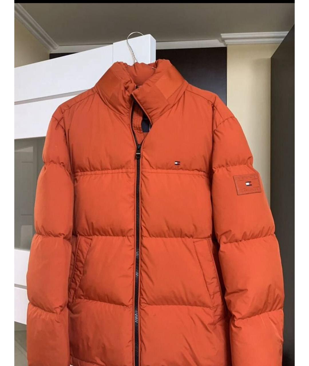 TOMMY HILFIGER Оранжевый пуховик, фото 7