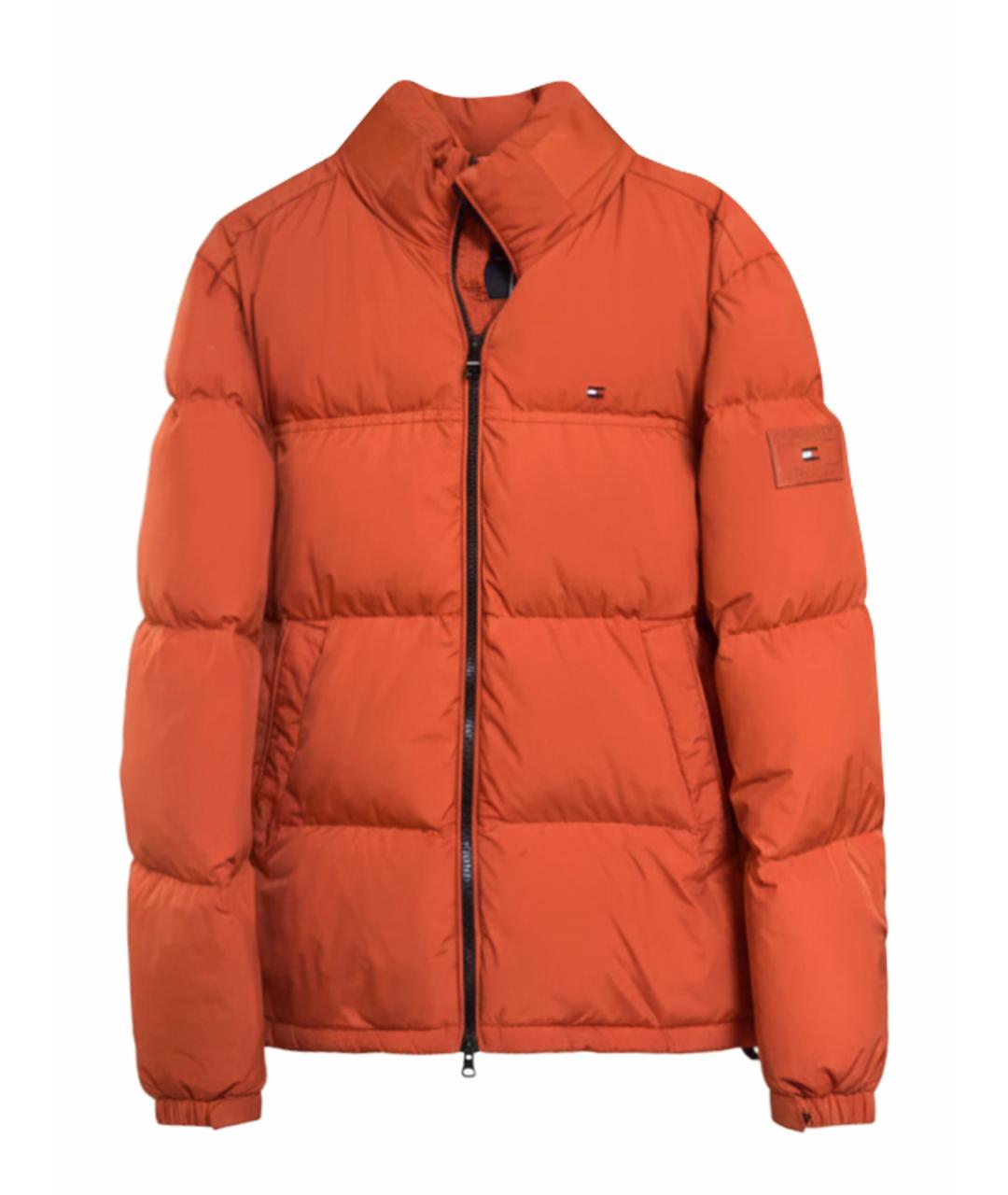 TOMMY HILFIGER Оранжевый пуховик, фото 1