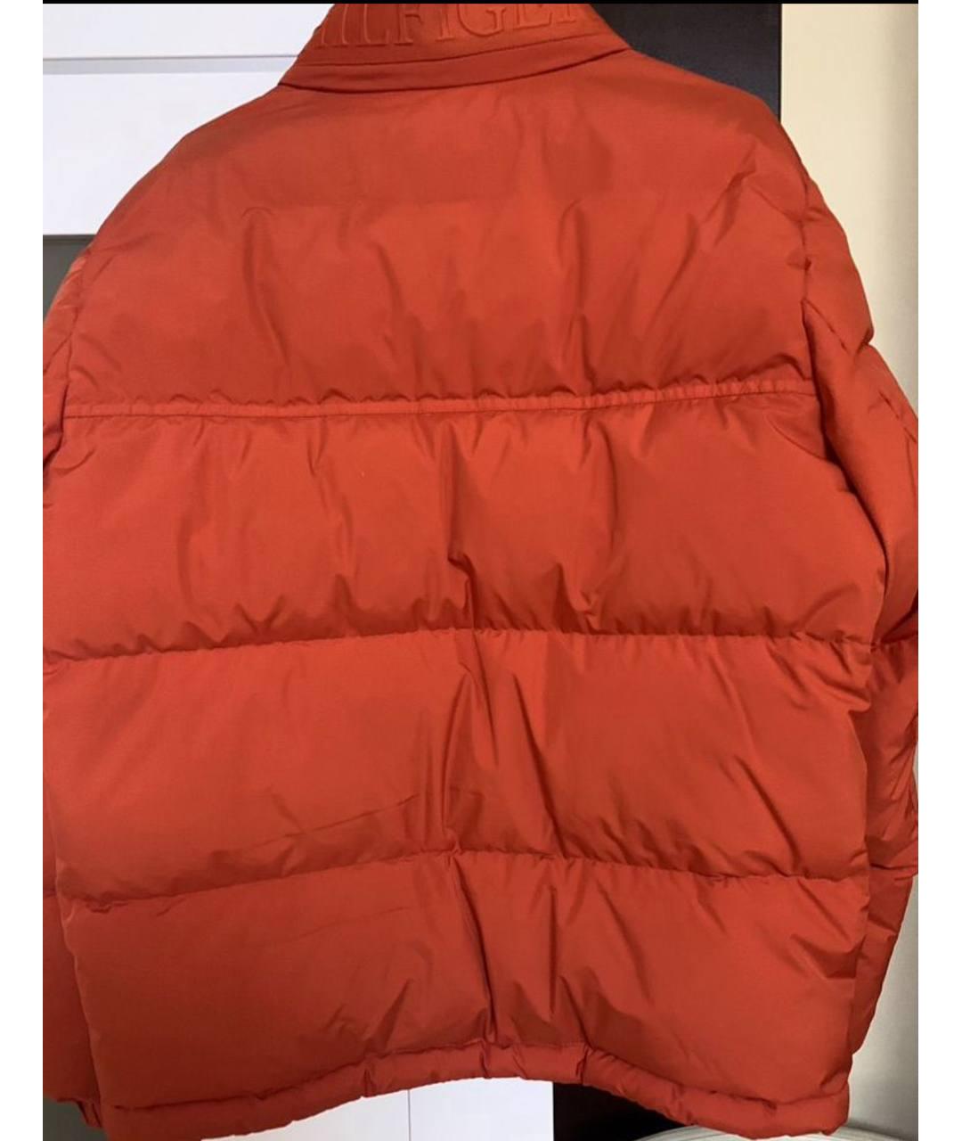 TOMMY HILFIGER Оранжевый пуховик, фото 2