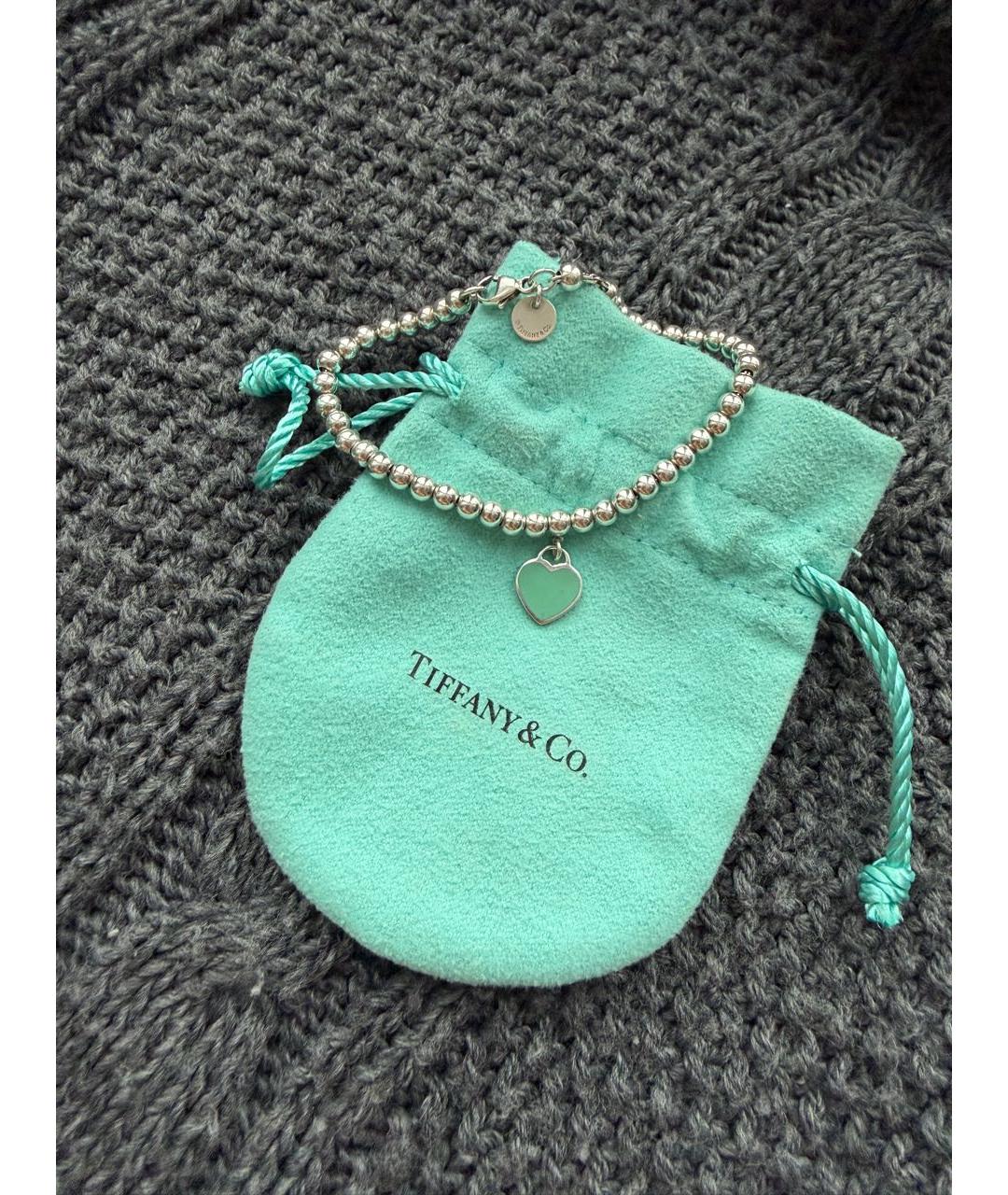 TIFFANY&CO Серебрянный серебряный браслет, фото 2
