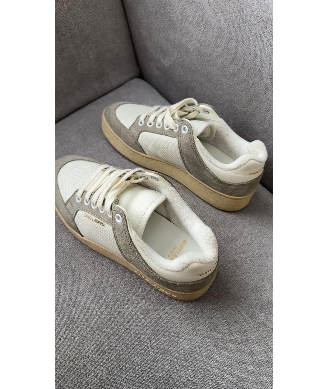 SAINT LAURENT Мульти кожаные кеды, фото 2