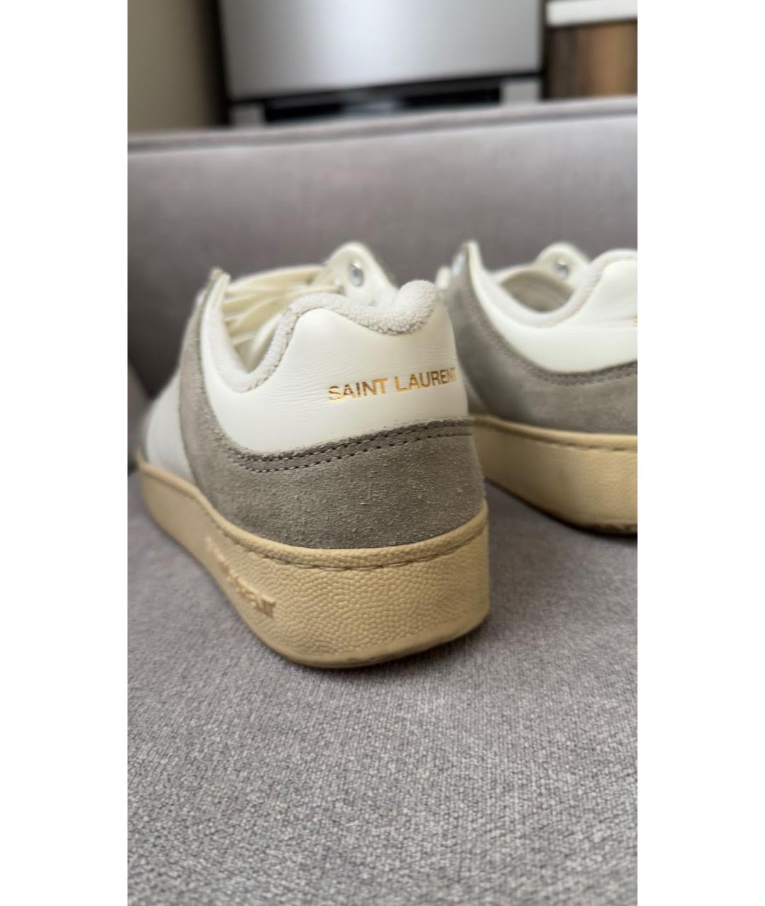 SAINT LAURENT Мульти кожаные кеды, фото 4