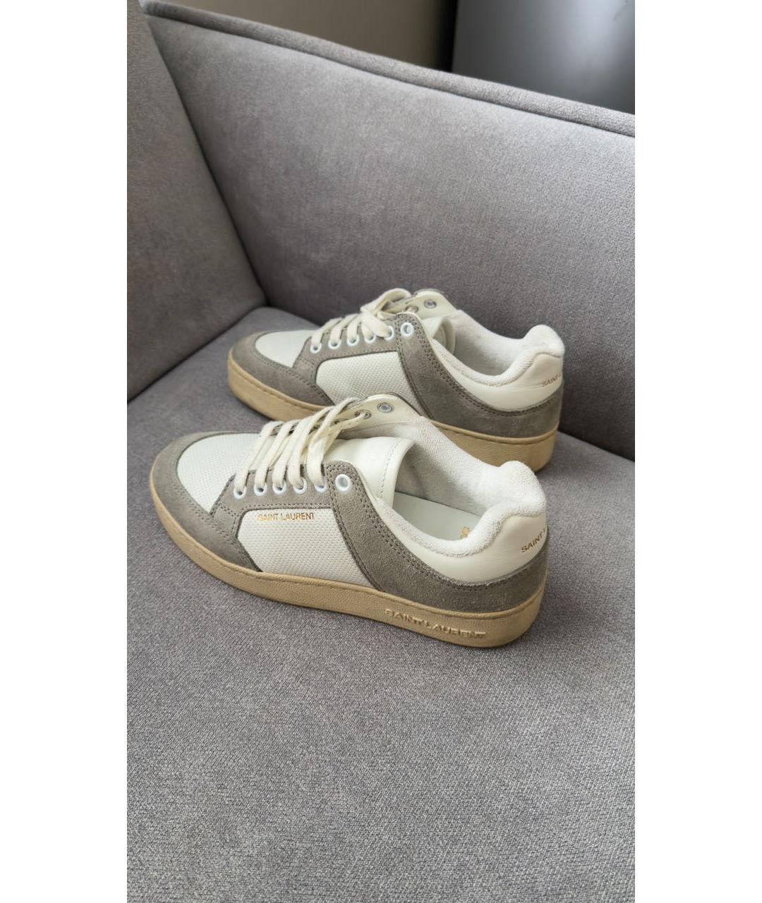 SAINT LAURENT Мульти кожаные кеды, фото 3