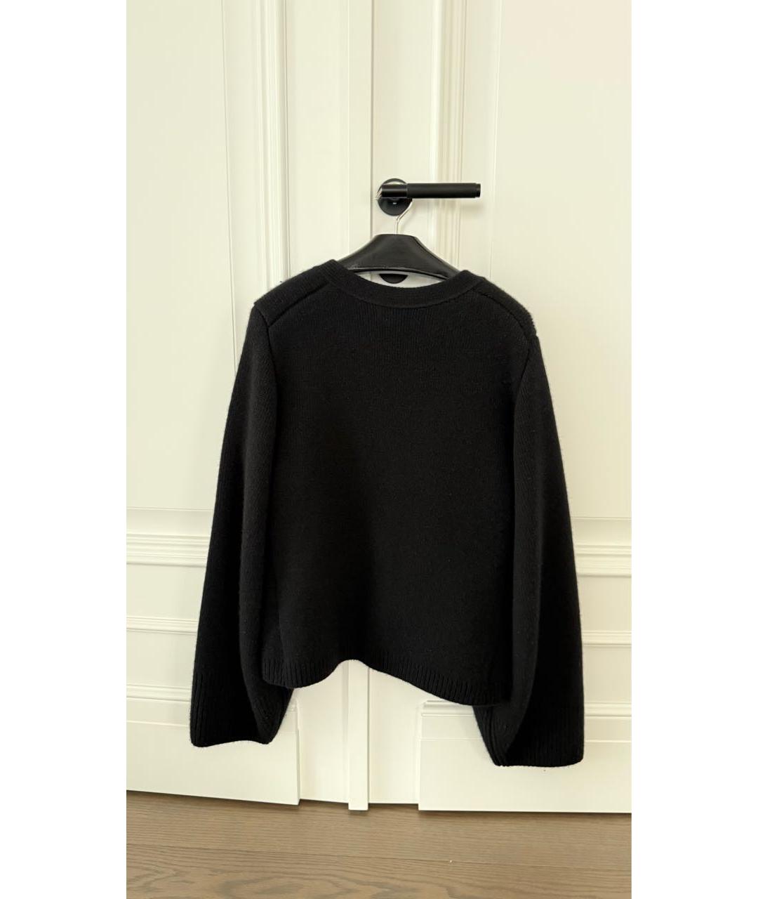 KHAITE Черный кашемировый кардиган, фото 2