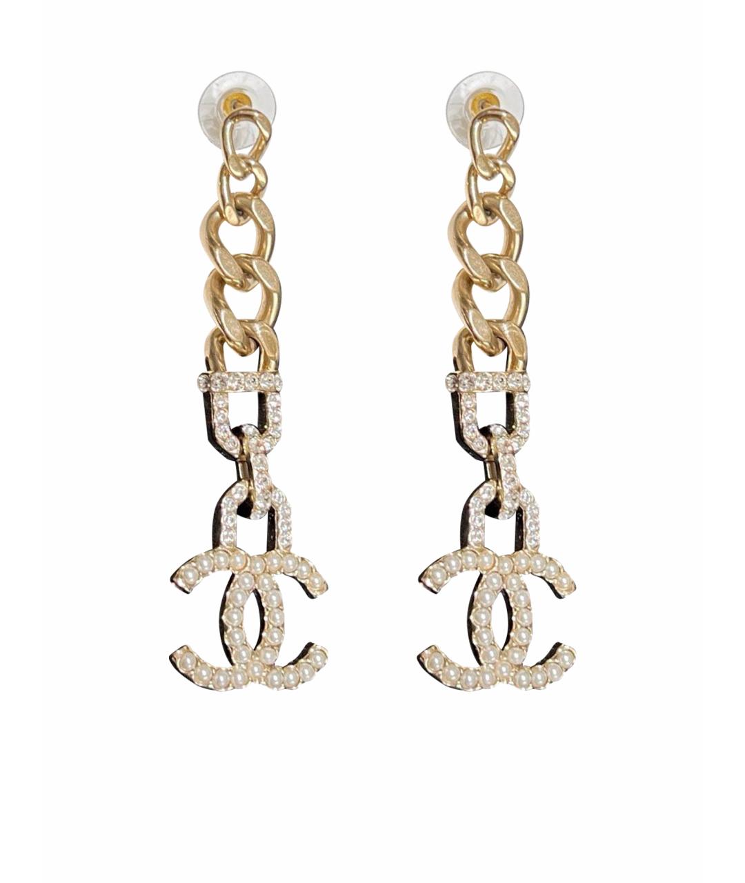 CHANEL Золотые серьги из розового золота, фото 1