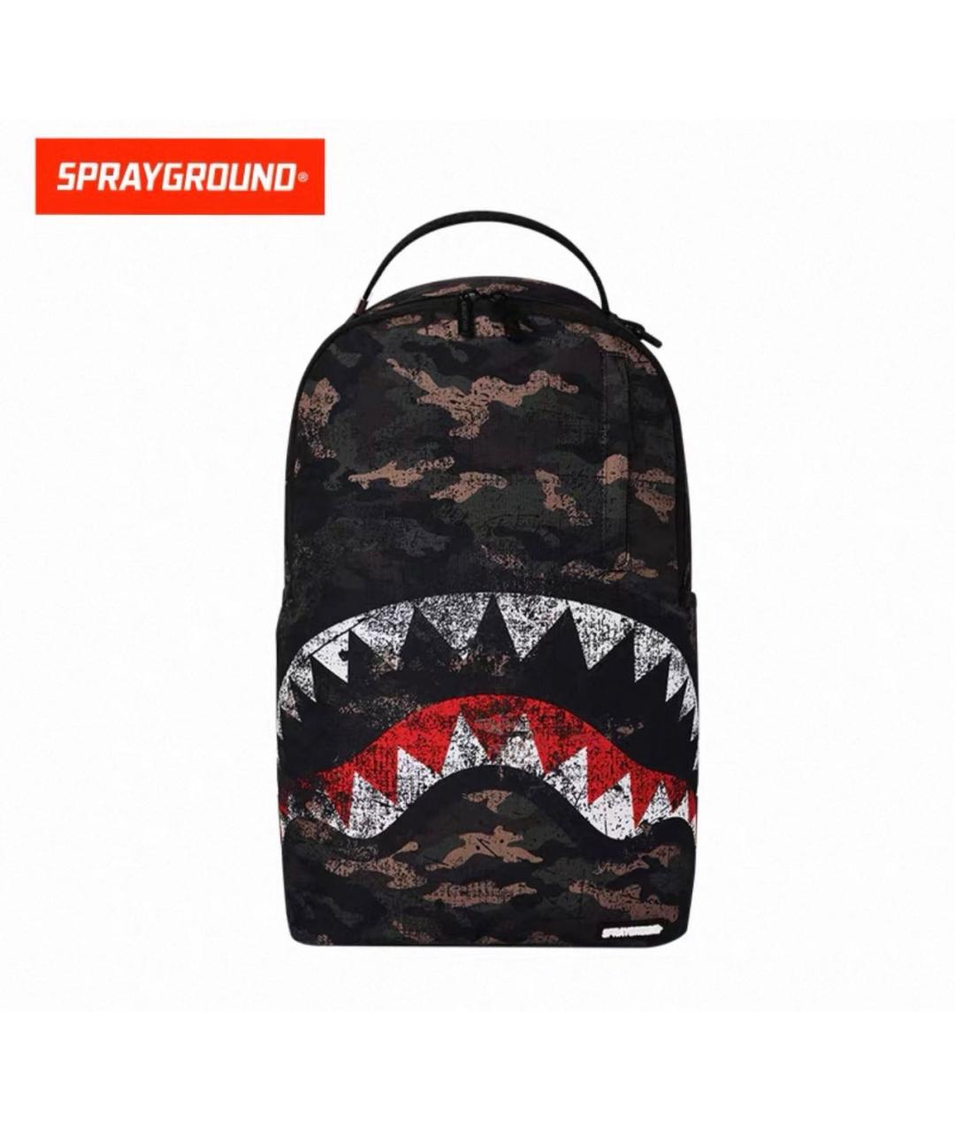 SPRAYGROUND Хаки тканевый рюкзак, фото 3